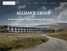 Tablet Screenshot of alliancegroup.co.uk